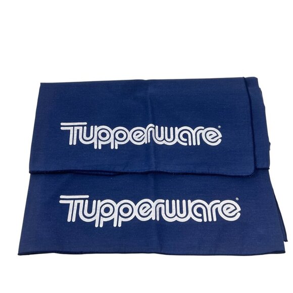 Vintage Tupperware Consultant Tablecloth  43x60 - Picture 1 of 2